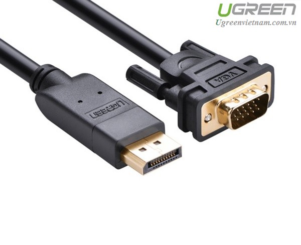 C&#225;p Chuyển Đổi Displayport to VGA D&#224;i 2M Ugreen DP105 (10235) GK 