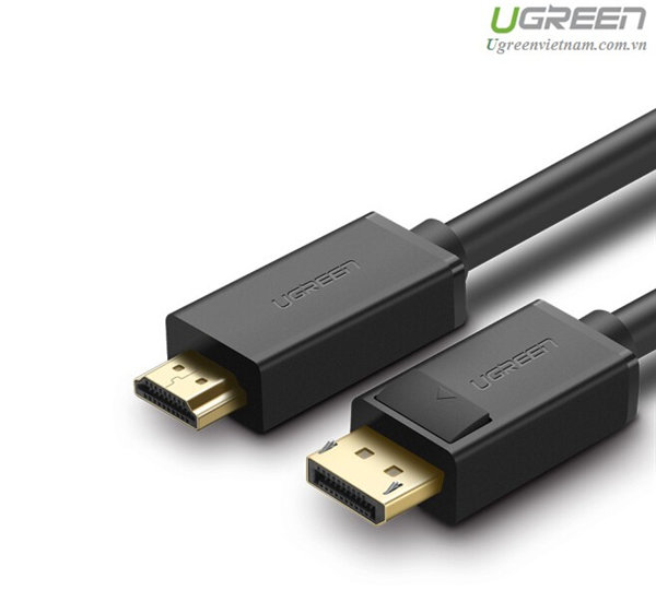 C&#225;p Chuyển Đổi Displayport to HDMI D&#224;i 1m Ch&#237;nh H&#227;ng Ugreen (10238) GK