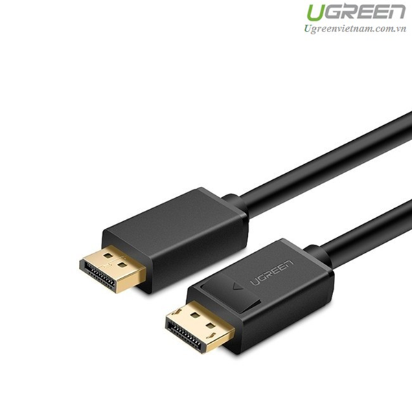 C&#225;p Displayport to Displayport Chuẩn 1.2 D&#224;i 1m Hỗ Trợ 2K*4K Ch&#237;nh H&#227;ng Ugreen (10244) GK