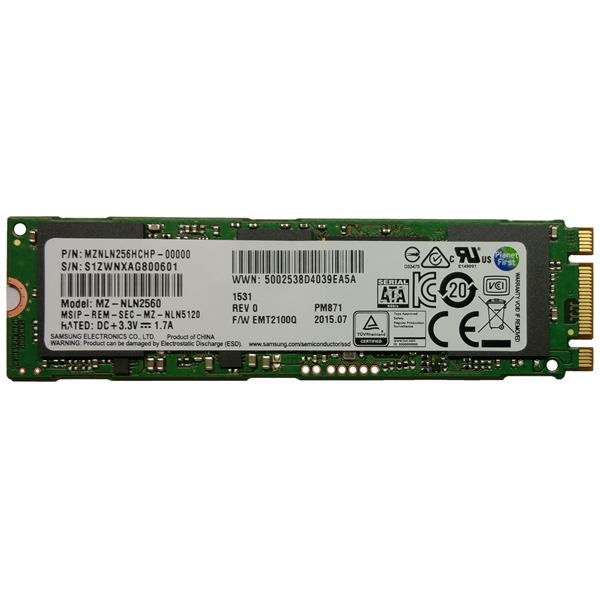 SSD M.2 Samsung 256GB Sata 2280