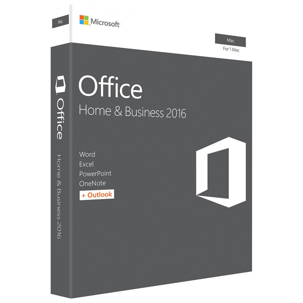 Phần mềm Microsoft Office Mac Home Business 1PK 2016 English APAC EM Medialess P2 (W6F-00882)