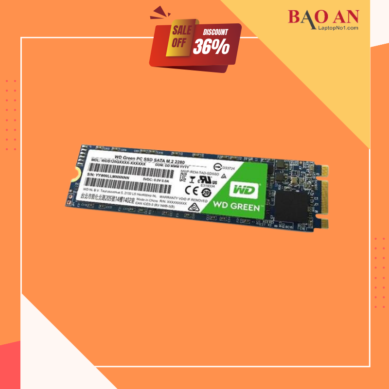 SSD WD 240GB Green SATA III M.2 2280 Internal (WDS240G2G0B) 518MT