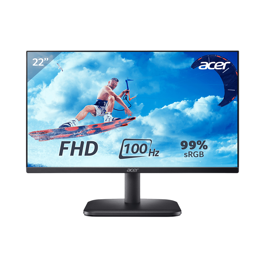 M&#224;n h&#236;nh Acer EK221Q E3 (UM.WE1SV.301) | 21.5 inch Full HD IPS 100Hz 1ms | Speaker | VGA | HDMI | 1023D