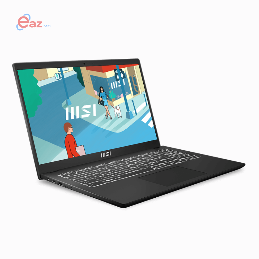 Laptop MSI Modern 15 B13M-438VN | Core i5-1335U | 8GB | 512GB | Iris Xe Graphics | 15.6 inch FHD | Win 11 | Black | 1223