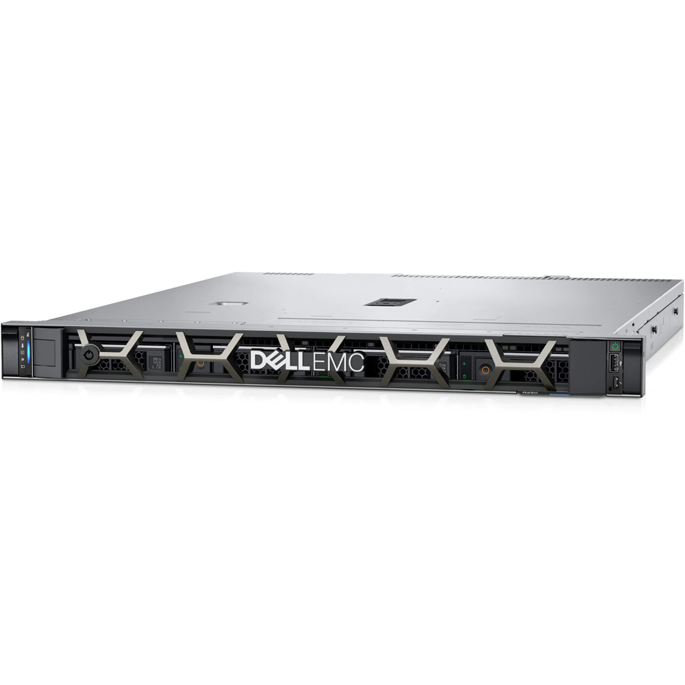 M&#225;y chủ Sever Dell PowerEdge R250( 42SVRDR250 - 915)| Intel Xeon E-2324G| 8GB DDR4 UDIMM, 3200MT| 2TB 7.2K RPM SATA 6Gbps 512n 3.5&#39;&#39; Cabled Hard Drive| Embedded SATA/ iDRAC9 Express| BC5720DP 1GbE LOM| DVDRW| Cabled PSU 450W| No OS| 4 Yrs Pro| 0324A