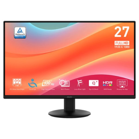 M&#224;n h&#236;nh MSI MP272L 27 inch | 1920 x 1080 | IPS | 100Hz | 1 ms | Adaptive Sync | 0425