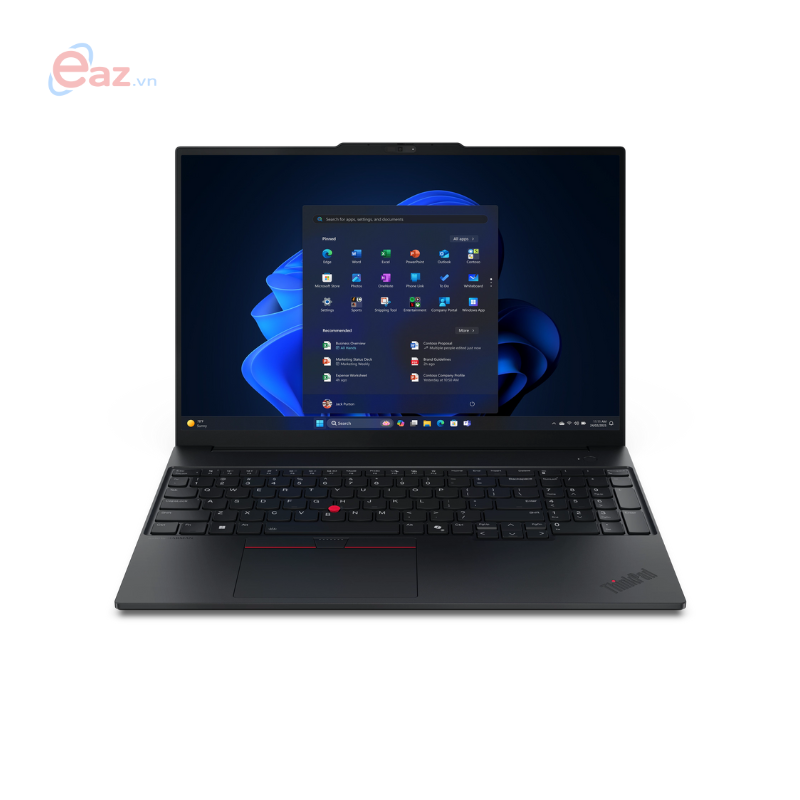 Laptop Lenovo ThinkPad E16 Gen 3 (21SR002JVA) | Intel Core Ultra 5 225U | 16GB | 512GB | Intel Graphics | 16.0 inch WUXGA | No OS | Black | AI PC | 0525