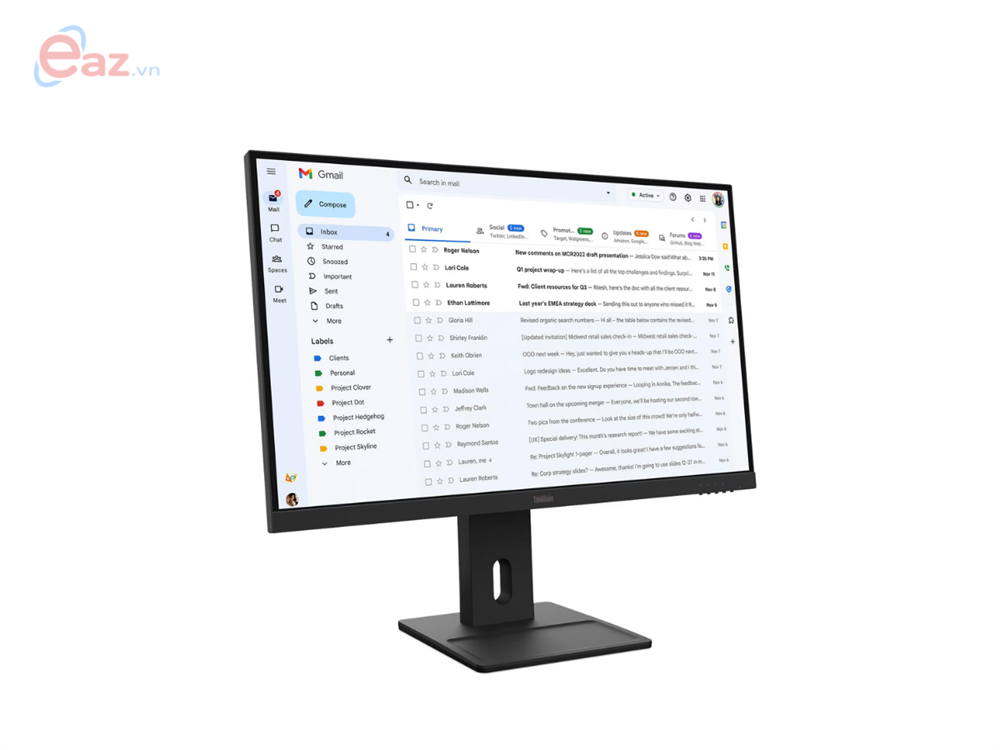 LCD Lenovo ThinkVision E27-40 (64BCMAR4VN) | 27 Inch - IPS - 99% sRGB | 100Hz | VGA | HDMI | DP | Speaker | 1025