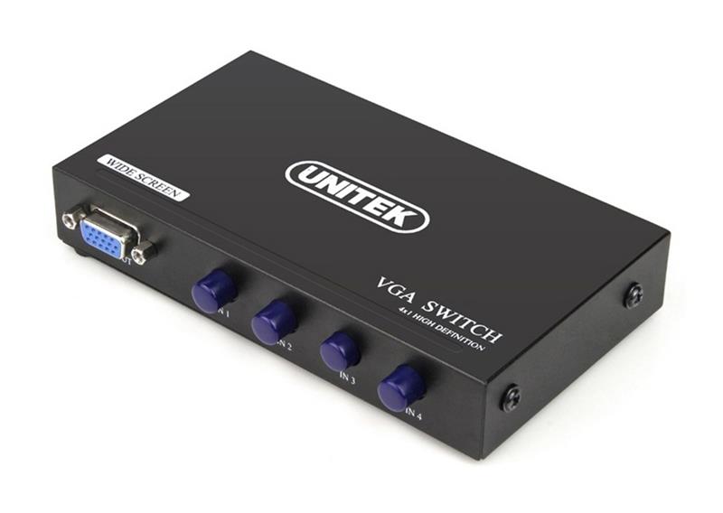 SWITCH VGA 4-1 UNITEK (U-8705) 318HP