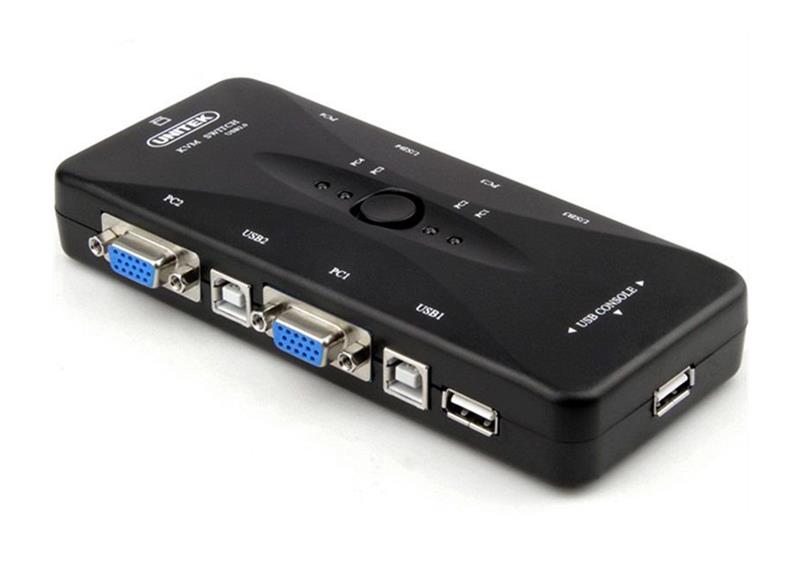 SWITCH KVM USB 4-1 UNITEK (U-8710) 318HP