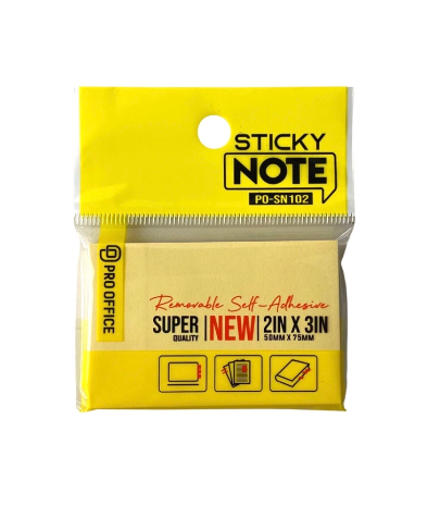 Giấy note PO-SN102 3x2 v&#224;ng