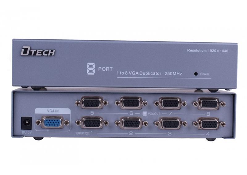 MULTI VGA LCD 8-1 250MHZ DTECH (DT-7258) 318HP