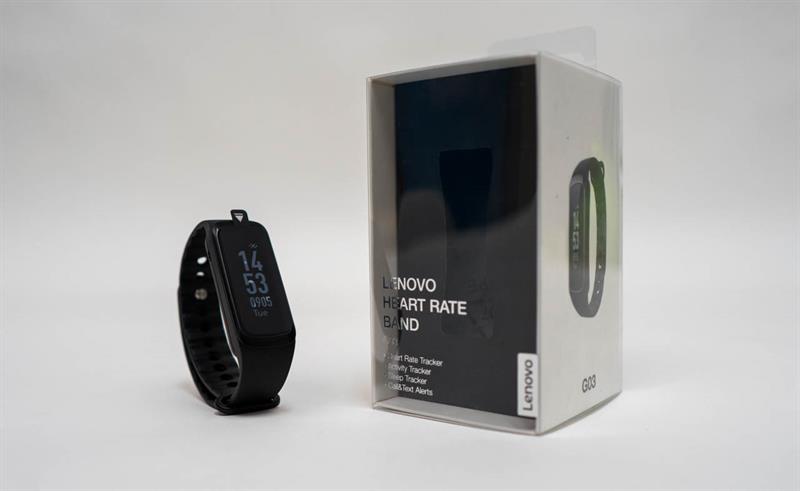 Đồng Hồ Th&#244;ng Minh Lenovo Heart Rate G03 (Đen)