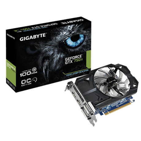 VGA GIGABYTE GeForce&#174; GTX 750 Ti 1GB GDDR5 128Bit _GV-N75TOC-1GI (rev. 1.0/2.1) _817S