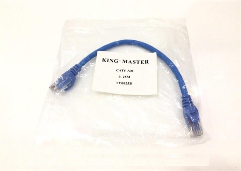 C&#193;P UTP CAT 6 AM - 0.25M KINGMASTER (TY-0025B) 318HP