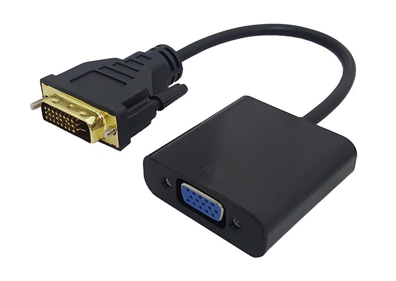 CÁP DVI 24+1 -> VGA 0.2M 318HP