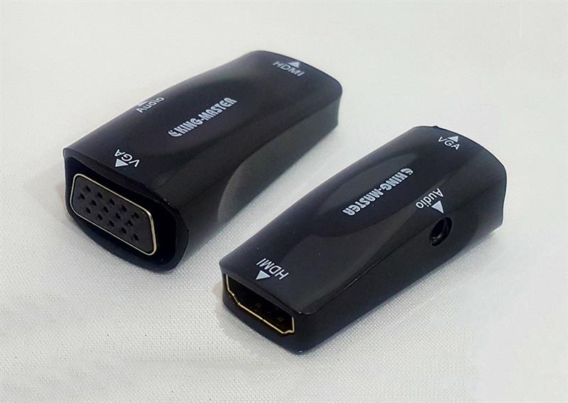 ĐẦU ĐỔI HDMI -&gt; VGA + AUDIO KINGMASTER (KY-H127B) 318HP