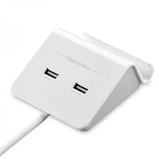Ugreen 2-Port USB Desktop Charger USB Charging Station with Cradle 1.5m 20374 GK