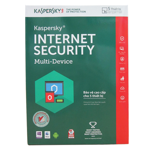 Kaspersky Internet Security 2020 5PC / 1 Year